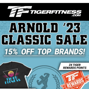 Huge Arnold Classic Sale Starts NOW! 💪 Discounts, FREE tees, "Pick a Product", and more!