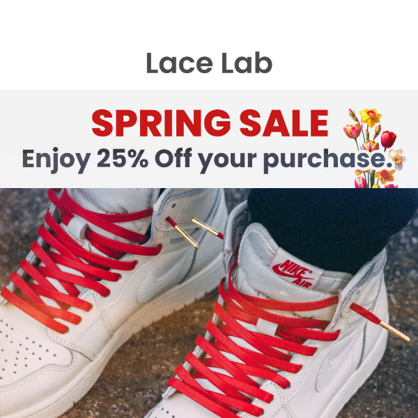 25% Off Everything! SPRING SALE! 🌻