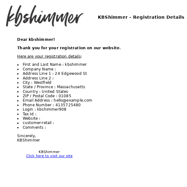 KBShimmer: Welcome!