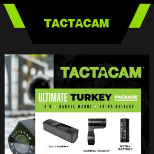 Film The Flop with TACTACAM 🦃📹