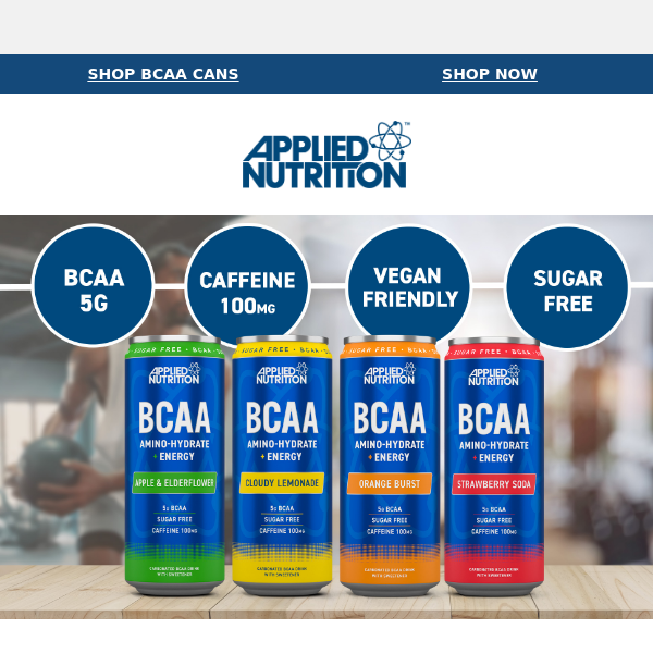 50% Off BCAA Cans 🤩
