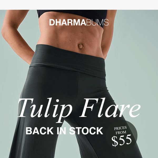 🚨BACK IN STOCK MODAL TULIP FLARES FROM $55