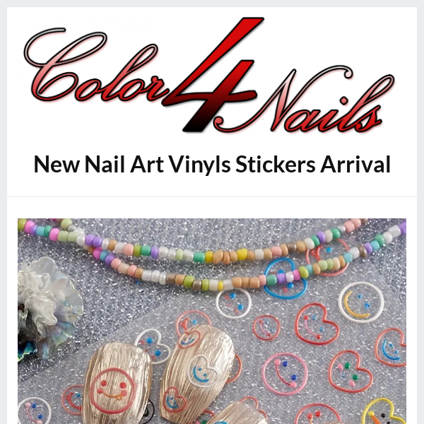 New Arrivals ~ Nail Art Vinyls Stickers ~