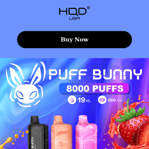 New Brand Puff Bunny 8000 Puff ! (BOGO)