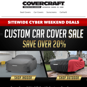 ⚡20% Off World's Best Custom Car Covers® Cyber Deals⚡