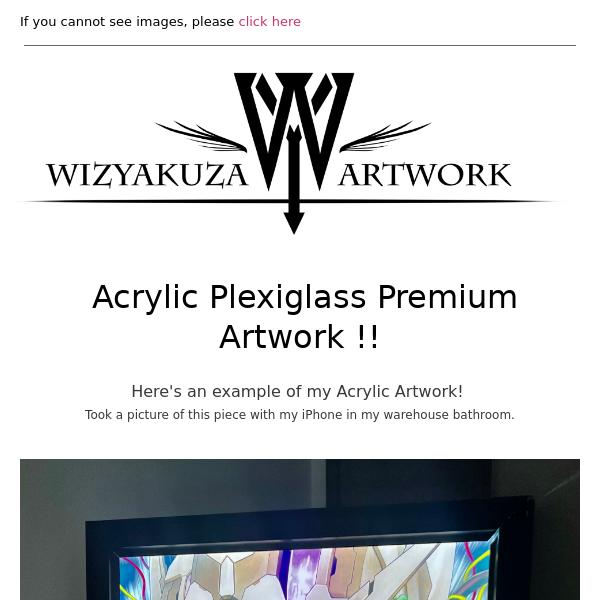 BRAND NEW ACRYLIC ARTWORK!! BUY 2 GET 1 FREE! || Wizyakuza.com