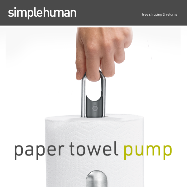 Paper towel pump — the all-in-one cleanup kit