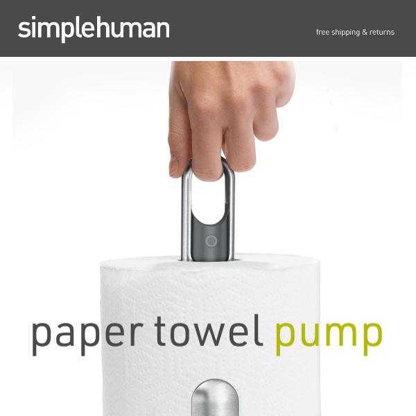 Simplehuman Paper Towel Pump review: A classy way to clean surfaces -  Reviewed