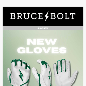 NEW Chrome/Green Batting Gloves ✅