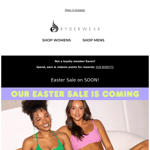 Get Your Wishlists Ready - Easter Sale Up to 70% OFF