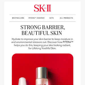 Strengthen your skin barrier with SK-II 💪