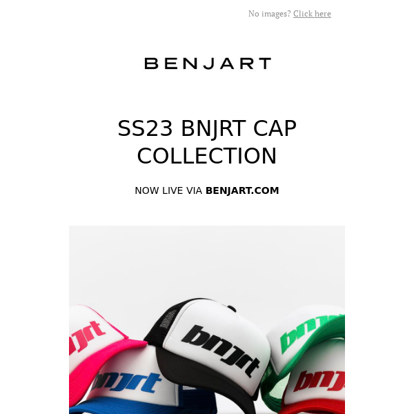 BNJRT Summer Cap Collection - Now Live VIA Benjart.com