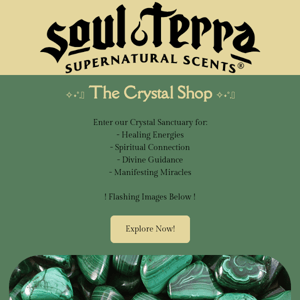 We're here for your Crystal needs ✨