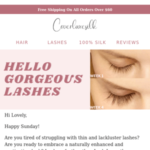 Naturally Longer Lashes Fast! ✨
