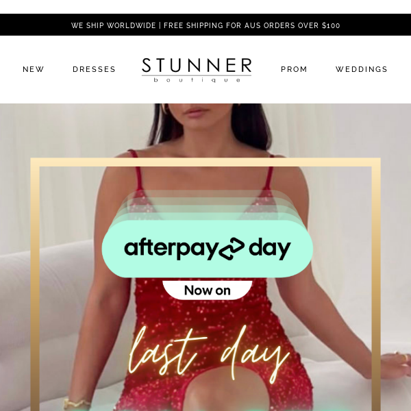 AFTERPAY DAY! 20% OFF 🚨