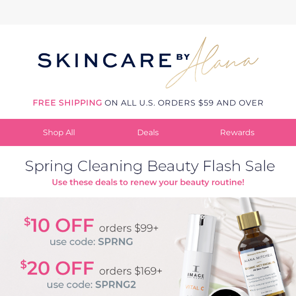 Spring Cleaning Beauty Flash SALE!