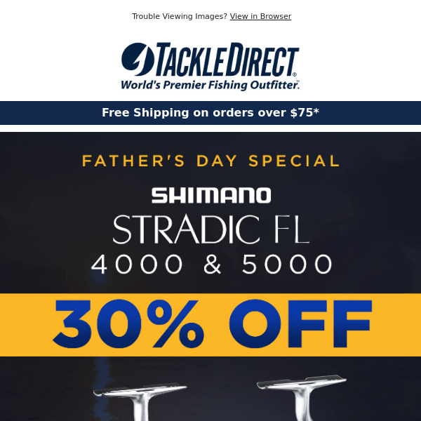 30% Off Shimano Stradic 4000 & 5000! - Tackle Direct