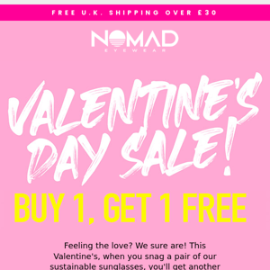Find Your Perfect Pair: BUY ONE, GIFT ONE FREE this Valentine's!