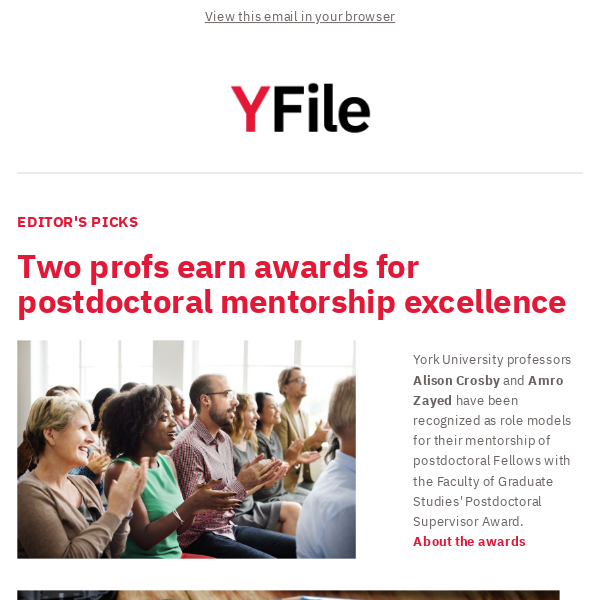In this issue: mentorship excellence, education for a better future and more
