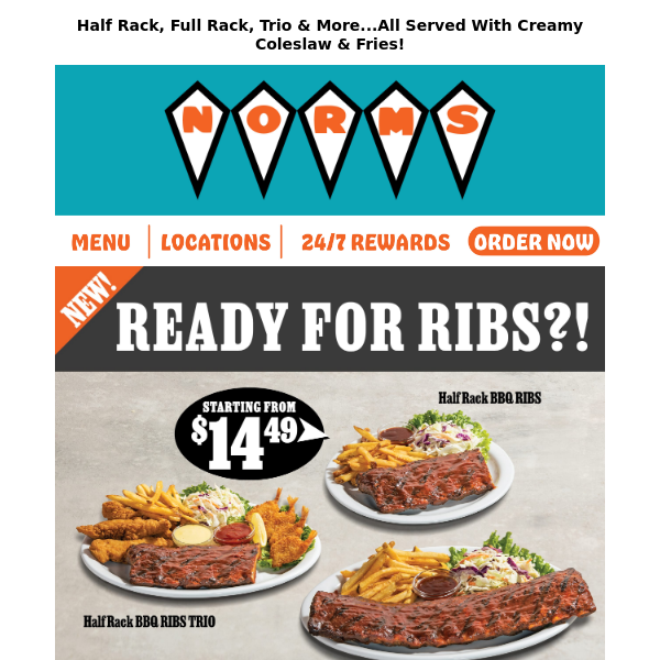 🍖RIBS...ARE...BACK! Starting From Just $14.49!