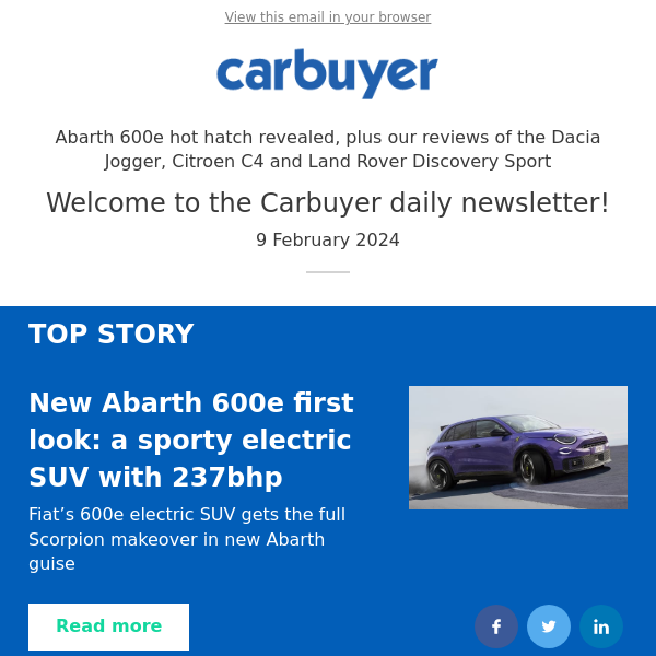 NEW Abarth 600e EV hot hatch! 🚗💨