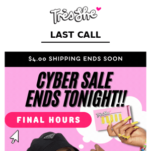 🥳 FINAL HOURS 🥳 Shop 20-70% off | Ends Midnight