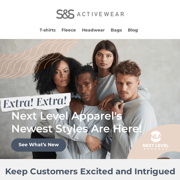 Hot Off the Press: Next Level Apparel's 4 New Styles!