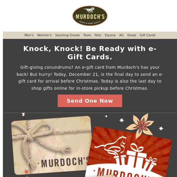 Say Hello to Stress-Free Gifting with e-Gift Cards!
