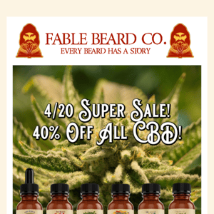 40% OFF All Fable CBD!