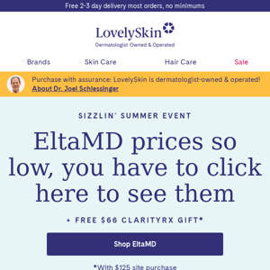 FINAL HOURS: EltaMD prices so low, you have to click here to see them