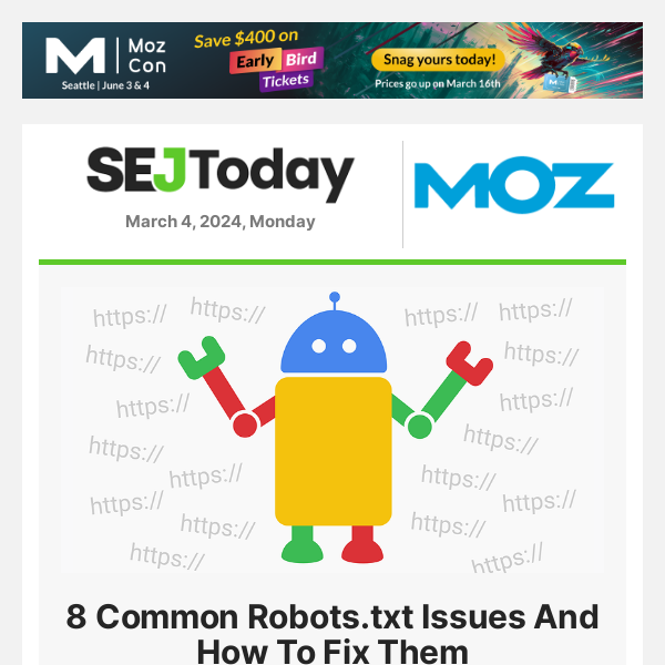 8 Common Robots.txt Issues And How To Fix Them