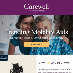 Discover Caregiver-Approved Mobility Aids.