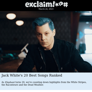 Neil Young Says "Touring Is Broken" // Jack White's 20 Best Songs