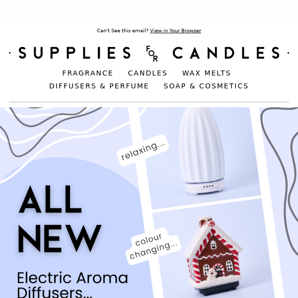 All New: Electric Aroma Diffusers! ✨