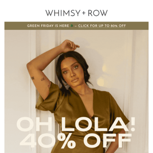 40% OFF LOLA DRESS ⚡One Day Only ⚡