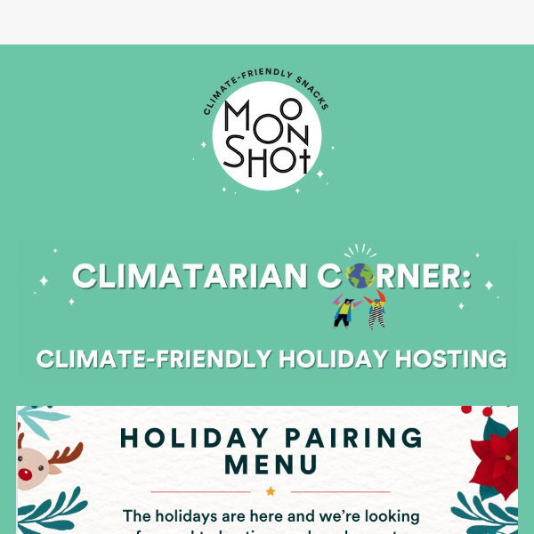 Climatarian Corner: Climate-friendly Holiday Hosting