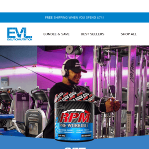 30% Off RPM Pre-Workout! 🏋️