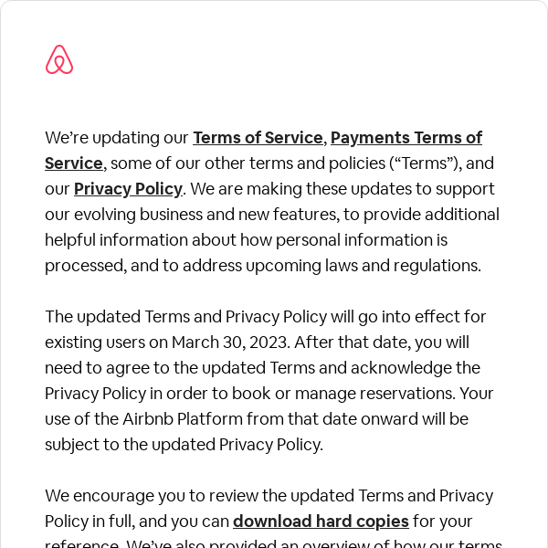 We’re updating our Terms and Privacy Policy