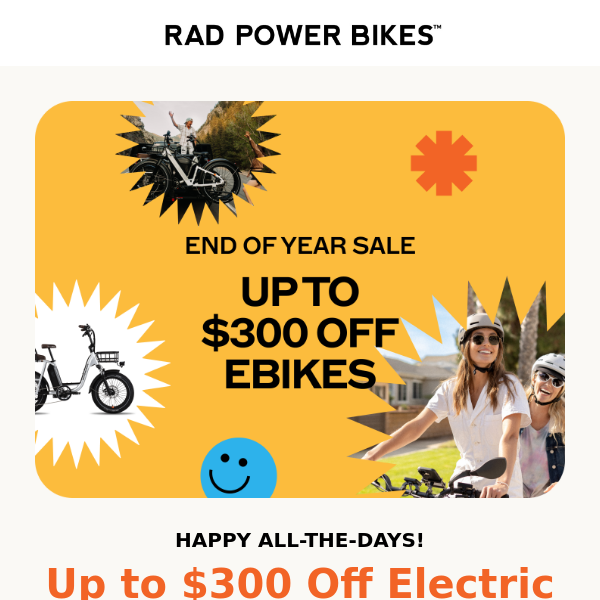 Final hours 👋 Ebikes up to $300 off