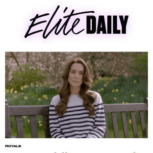 Kate Middleton Reveals Cancer Diagnosis In New Video