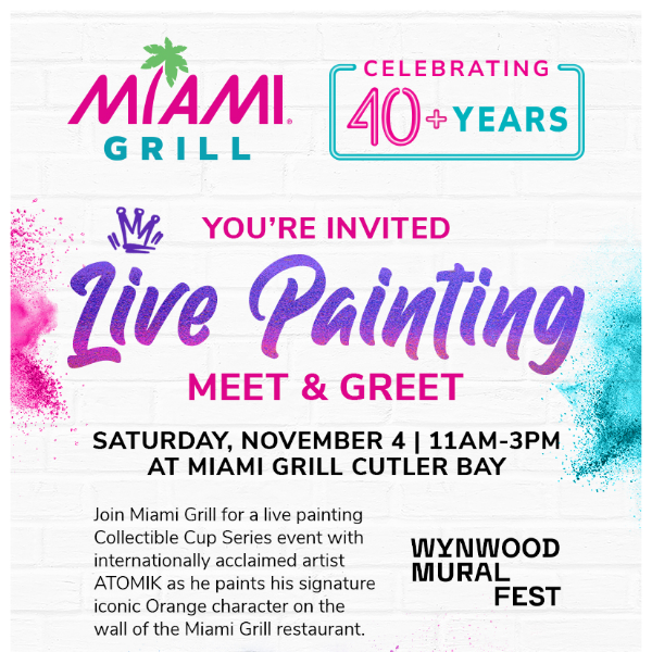 Join Us: ATOMIK Mural Painting Live Event 11/4