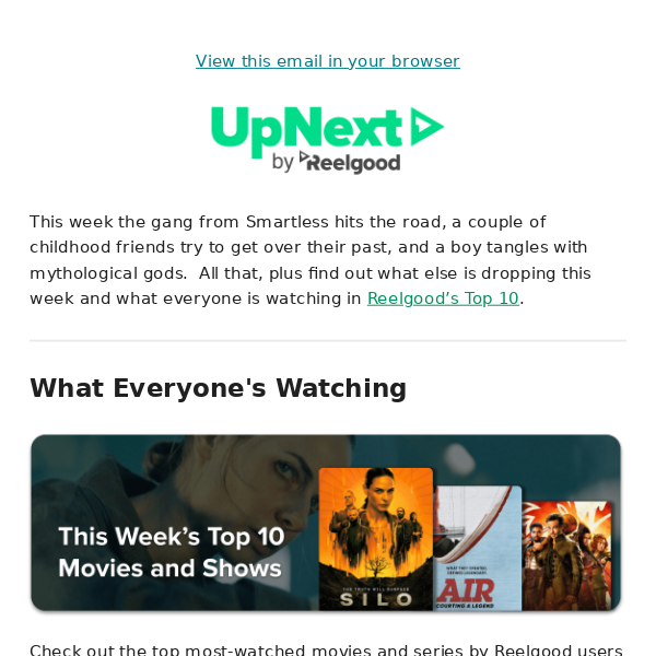 ⭐ Reelgood's Top 10 This Week + Our Top Recommendations