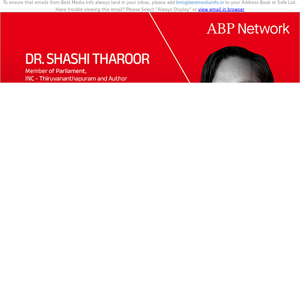 Catch Dr. Shashi Tharoor at Ideas of India Summit 3.0!