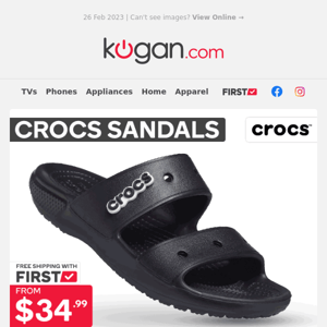 🐊 Snap Up Crocs Sandals from $34.99 - Hurry, Only While Stocks Last