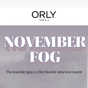 Get Ready For November With The Fog ☁️