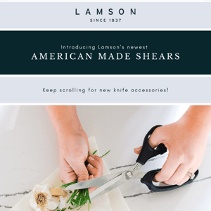 NEW Shears & Accessories by Lamson! ✂️