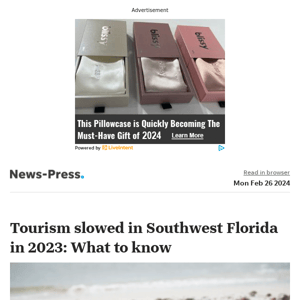 Top Stories: Ian effect: Southwest Florida saw fewer visitors in 2023. What to know