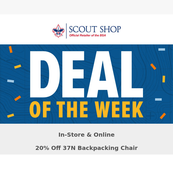 Deal Alert: 20% Off 37N Backpacking Chair