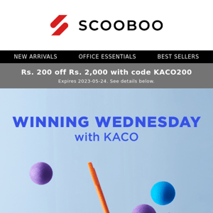 Winning Wednesday with KACO 🤩😎