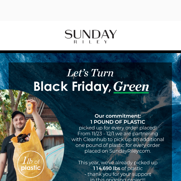 Let's Turn Black Friday, Green!